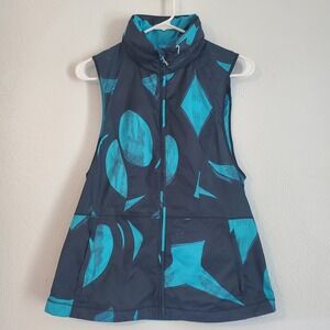 Lululemon Athletica Pack It Run Vest Full Zip Sleeveless Hood Lightweight Size 4